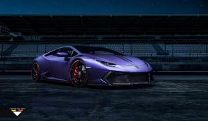 Lamborghini Huracan LP610-4 Novara in Purple by Vorsteiner 2016 года